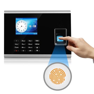 Машина посещаемости дюйма TFT цифров отпечатка пальцев 2,8 карты RFID