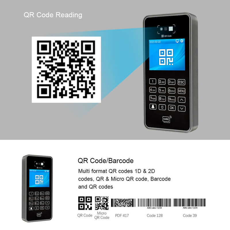 TCP/IP 26/34 Система управления доступом двери Wifi Wiegand читателя кода QR