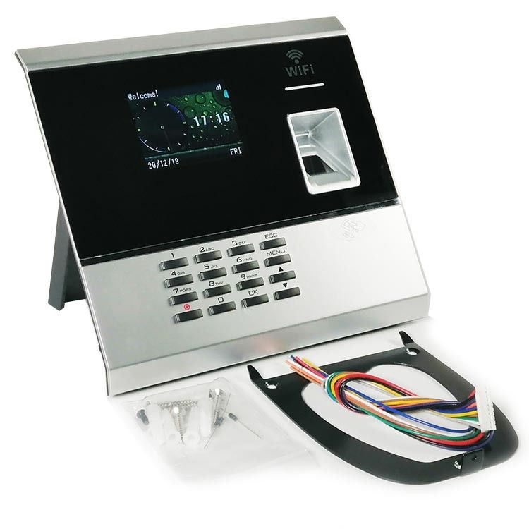 Машина посещаемости отпечатка пальцев 1.25kg LCD SIM WIFI беспроводная