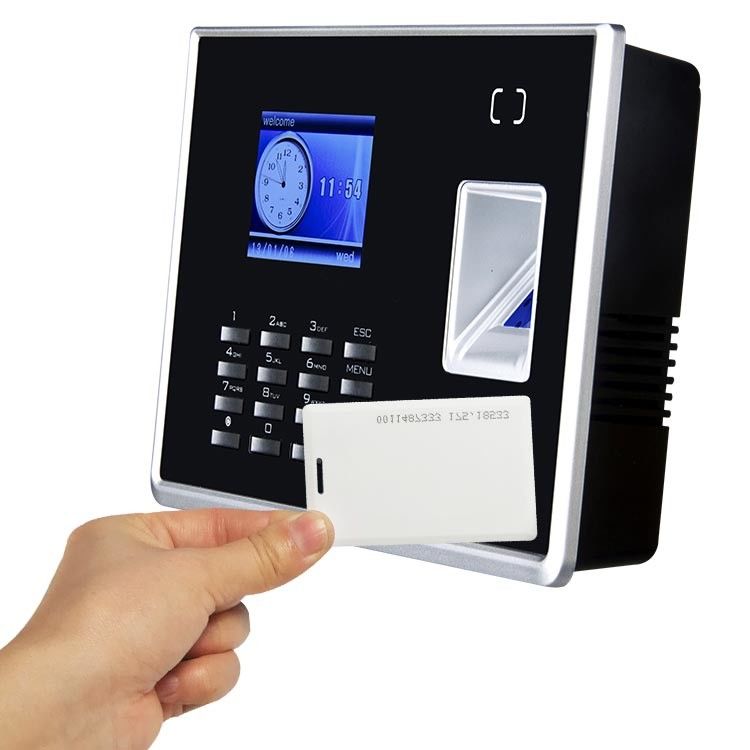 Машина впечатления большого пальца руки таймера отпечатка пальцев LCD биометрическая для офиса