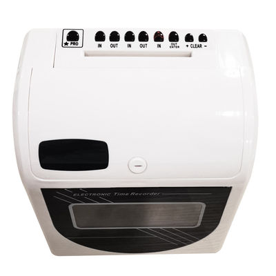 Рекордер времени перфорационной карты рекордера времени цифров дисплея LCD для посещаемости работника