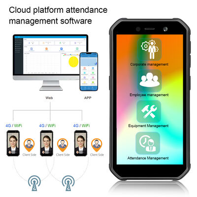 4G портативный наружный аппарат распознавания лиц Android для охранения времени присутствия сотрудников