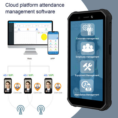 Портативная система учета рабочего времени Android, биометрический терминал распознавания лиц