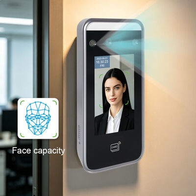 AI Dynamic Face Recognition Access Control Attendance Machine Fingerprint Password Card Door Lock Security System