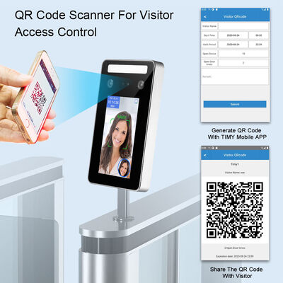 IP65 Waterproof Face Recognition Access Control Machine with Cloud Software and Mobile APP for Time Attendance
