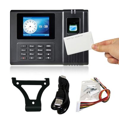 Таймер LCD управление доступом отпечатка пальцев 2,4 дюймов биометрическое