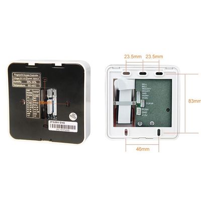 Система управления доступом двери отпечатка пальцев кнопочной панели прессы школы офиса