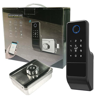 Замок Tuya Keyless биометрического опознавания отпечатка пальцев умный с сертификатом FCC CE