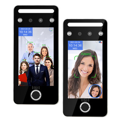 Машины распознавания лиц системы посещаемости времени WiFi HD 720P биометрические