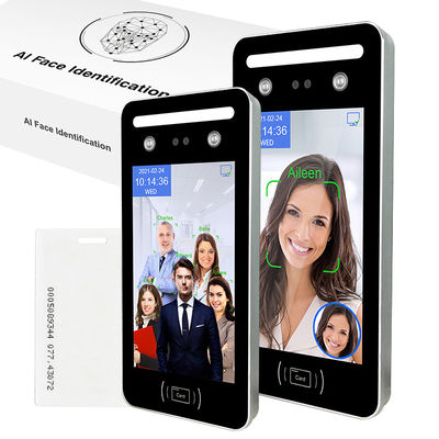 Система доступа распознавания лиц видимого света WDR AI динамическая экран касания 8 дюймов
