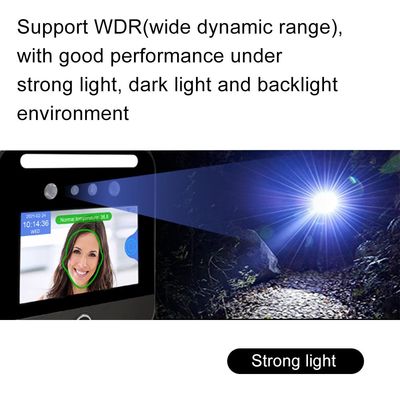 Обнаружение температуры машины посещаемости распознавания лиц работника