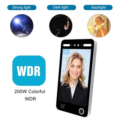 Система управления доступом опознавания AI биометрического отпечатка пальцев лицевая для посещаемости