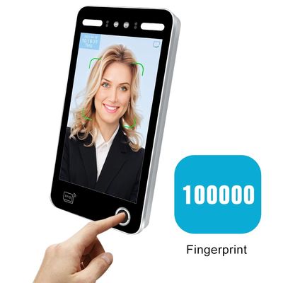 Управление доступом биометрического динамического лицевого читателя сети умное Линукс 3,1 10,1 дюймов