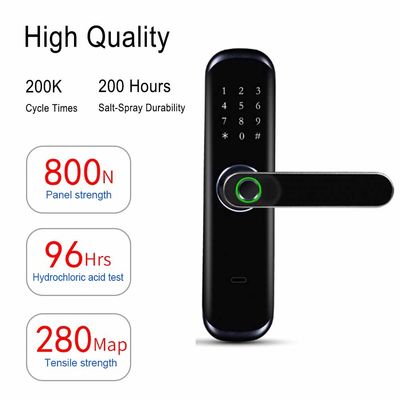 ПРИЛОЖЕНИЕ Wifi Tuya дома биометрического замка кнопочной панели отпечатка пальцев Keyless умное