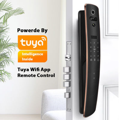 сплав алюминия управления доступом отпечатка пальцев замка RFID цифров Tuya стороны 3D умный